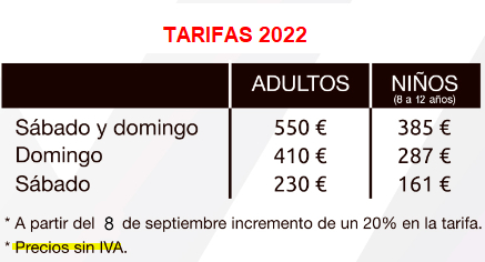 Tarif VIP Lounge Motorland motogp Aragon